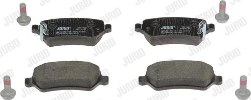 Jurid 573122D - Set placute frana,frana disc parts5.com