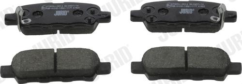 Jurid 573890J - Set placute frana,frana disc parts5.com