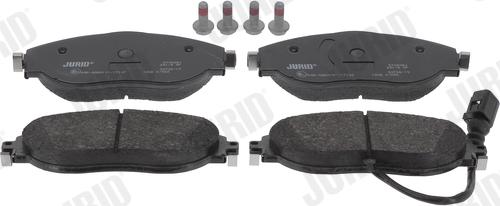 Jurid 573838J - Brake Pad Set, disc brake parts5.com