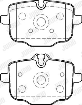 Jurid 573878J - Set placute frana,frana disc parts5.com