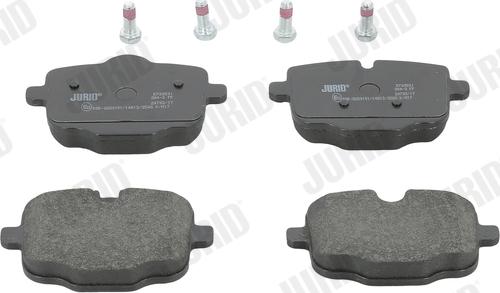 Jurid 573353J - Set placute frana,frana disc parts5.com