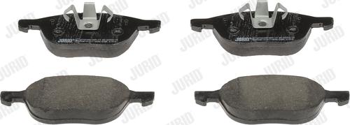 Jurid 573209D - Set placute frana,frana disc parts5.com