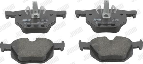 Jurid 573285J - Set placute frana,frana disc parts5.com