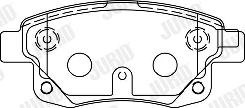 Jurid 573277J - Set placute frana,frana disc parts5.com