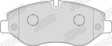 Jurid 573760J - Brake Pad Set, disc brake parts5.com