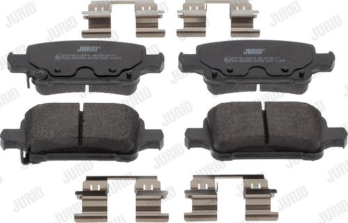 Jurid 573706J - Brake Pad Set, disc brake parts5.com