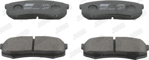 Jurid 572245J - Set placute frana,frana disc parts5.com