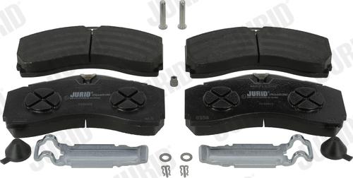 Jurid 2924605390 - Fékbetétkészlet, tárcsafék parts5.com