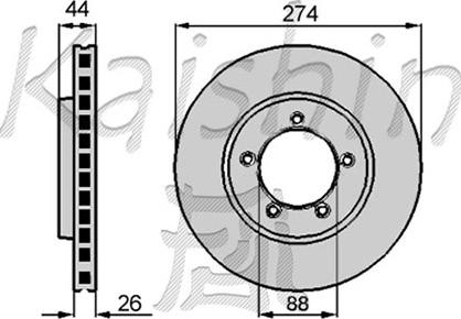 Ferodo DDF1658 - Zavorni kolut parts5.com