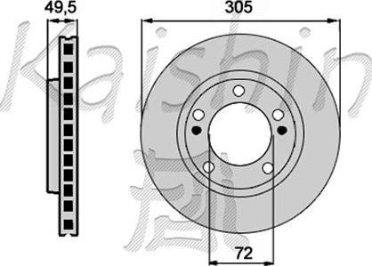 SPEEDMAX 5201011057PTUOTUV - Tarcza hamulcowa parts5.com