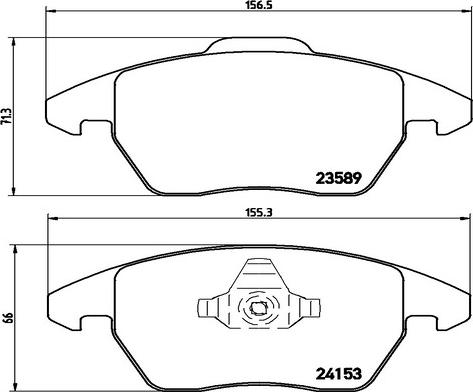 KRAFT AUTOMOTIVE 6006150 - Juego de pastillas de freno parts5.com