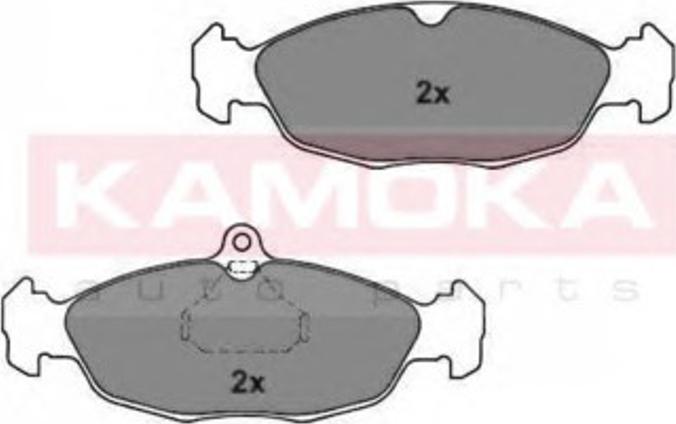 Kamoka 1011464 - Sada brzdových destiček, kotoučová brzda parts5.com