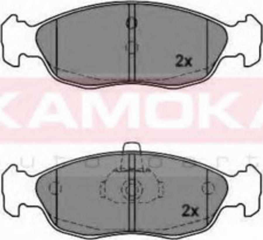 Kamoka 1012336 - Fren balata seti, diskli fren parts5.com