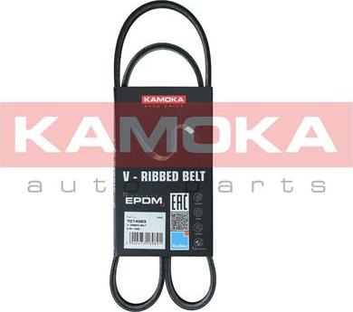 Kamoka 7014063 - Courroie trapézoïdale à nervures parts5.com