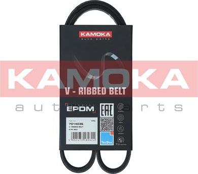 Kamoka 7014036 - Pasek klinowy wielorowkowy parts5.com