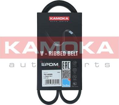 Kamoka 7014029 - Pasek klinowy wielorowkowy parts5.com