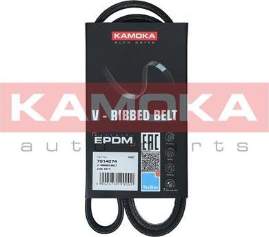 Kamoka 7014074 - Pasek klinowy wielorowkowy parts5.com