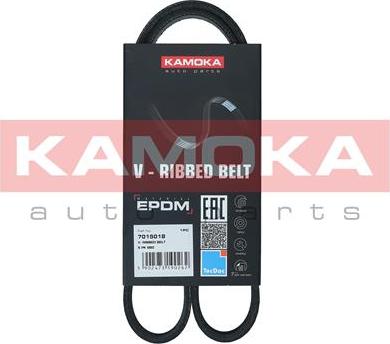 Kamoka 7015018 - Pasek klinowy wielorowkowy parts5.com