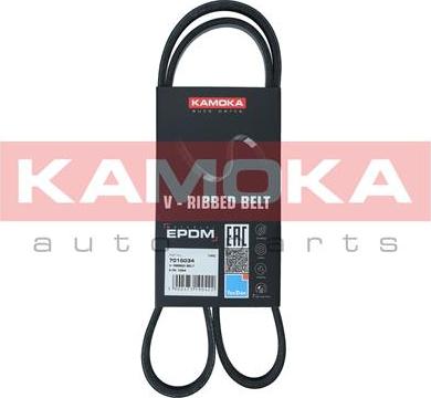 Kamoka 7015034 - Kanallı V kayışı parts5.com