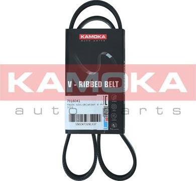 Kamoka 7016041 - Courroie trapézoïdale à nervures parts5.com