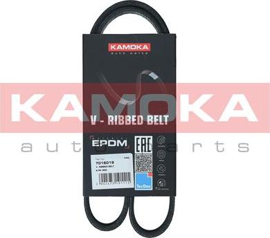 Kamoka 7016019 - Pasek klinowy wielorowkowy parts5.com