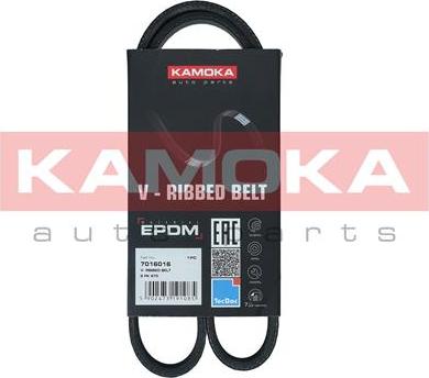 Kamoka 7016016 - Pasek klinowy wielorowkowy parts5.com