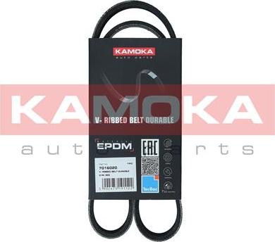 Kamoka 7016020 - Rebrasti jermen parts5.com