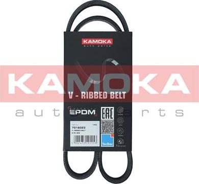 Kamoka 7016023 - Courroie trapézoïdale à nervures parts5.com