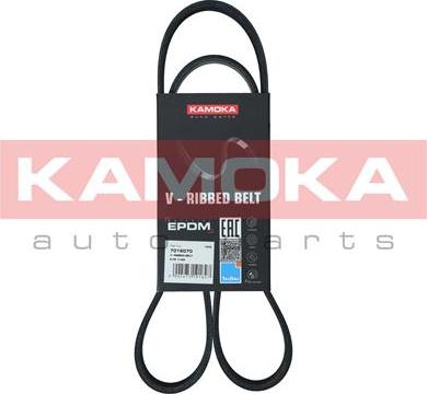 Kamoka 7016070 - Courroie trapézoïdale à nervures parts5.com