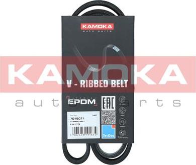 Kamoka 7016071 - Hosszbordás szíj parts5.com