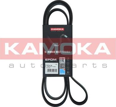 Kamoka 7016178 - Pasek klinowy wielorowkowy parts5.com