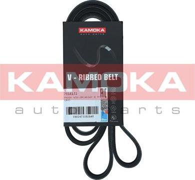 Kamoka 7016172 - Curea transmisie cu caneluri parts5.com