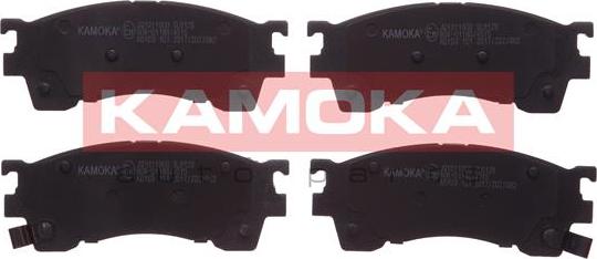 Kamoka JQ1011900 - Fékbetétkészlet, tárcsafék parts5.com