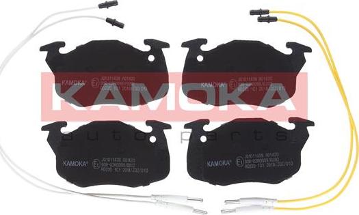 Kamoka JQ1011438 - Zestaw klocków hamulcowych, hamulce tarczowe parts5.com