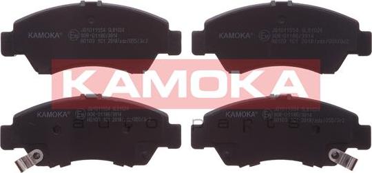 Kamoka JQ1011554 - Zestaw klocków hamulcowych, hamulce tarczowe parts5.com