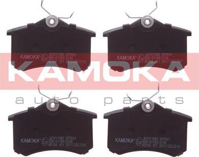 Kamoka JQ1011082 - Kit de plaquettes de frein, frein à disque parts5.com