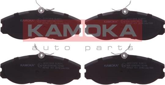 Kamoka JQ1011818 - Juego de pastillas de freno parts5.com