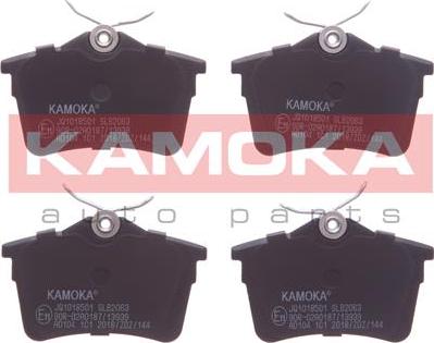 Kamoka JQ1018501 - Fékbetétkészlet, tárcsafék parts5.com