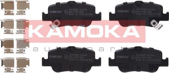 Kamoka JQ1018096 - Zestaw klocków hamulcowych, hamulce tarczowe parts5.com