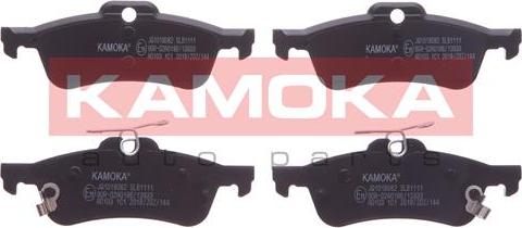 Kamoka JQ1018082 - Zestaw klocków hamulcowych, hamulce tarczowe parts5.com