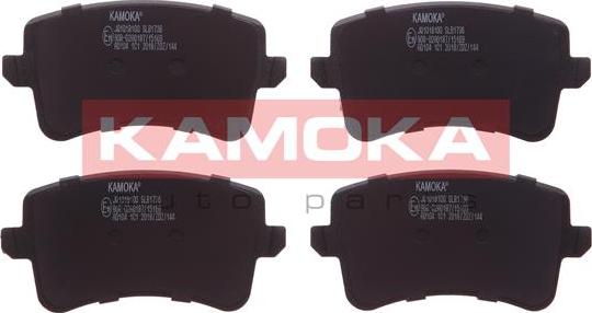 Kamoka JQ1018100 - Zestaw klocków hamulcowych, hamulce tarczowe parts5.com