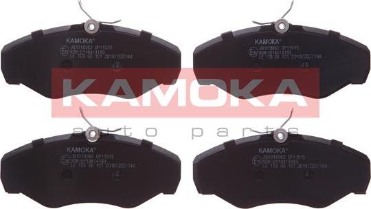 Kamoka JQ1018362 - Kit de plaquettes de frein, frein à disque parts5.com