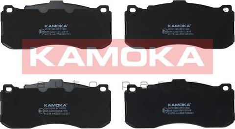 Kamoka JQ101395 - Σετ τακάκια, δισκόφρενα parts5.com