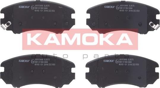 Kamoka JQ1013466 - Sada brzdových destiček, kotoučová brzda parts5.com