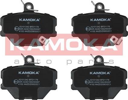 Kamoka JQ101342 - Brake Pad Set, disc brake parts5.com