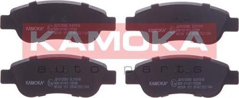 Kamoka JQ1013580 - Fékbetétkészlet, tárcsafék parts5.com