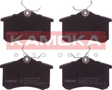 Kamoka JQ1013576 - Тормозные колодки, дисковые, комплект parts5.com