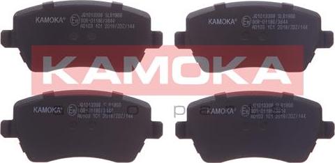 Kamoka JQ1013398 - Zestaw klocków hamulcowych, hamulce tarczowe parts5.com