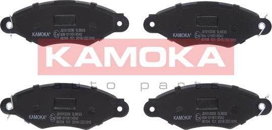 Kamoka JQ1013206 - Set placute frana,frana disc parts5.com