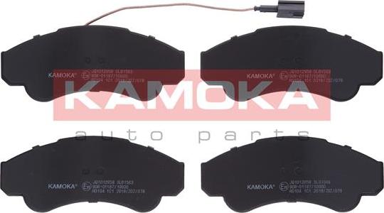 Kamoka JQ1012958 - Komplet pločica, disk-kočnica parts5.com